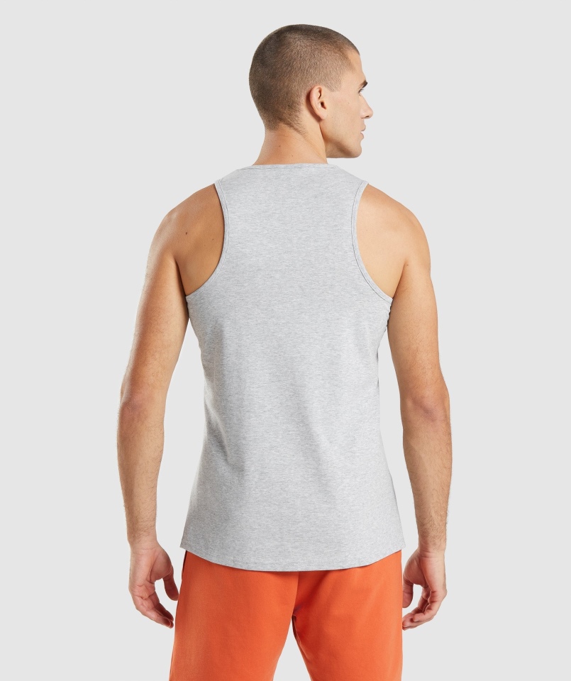 Zbiornik Gymshark Krytyczny 2.0 Jasnoszary Marl