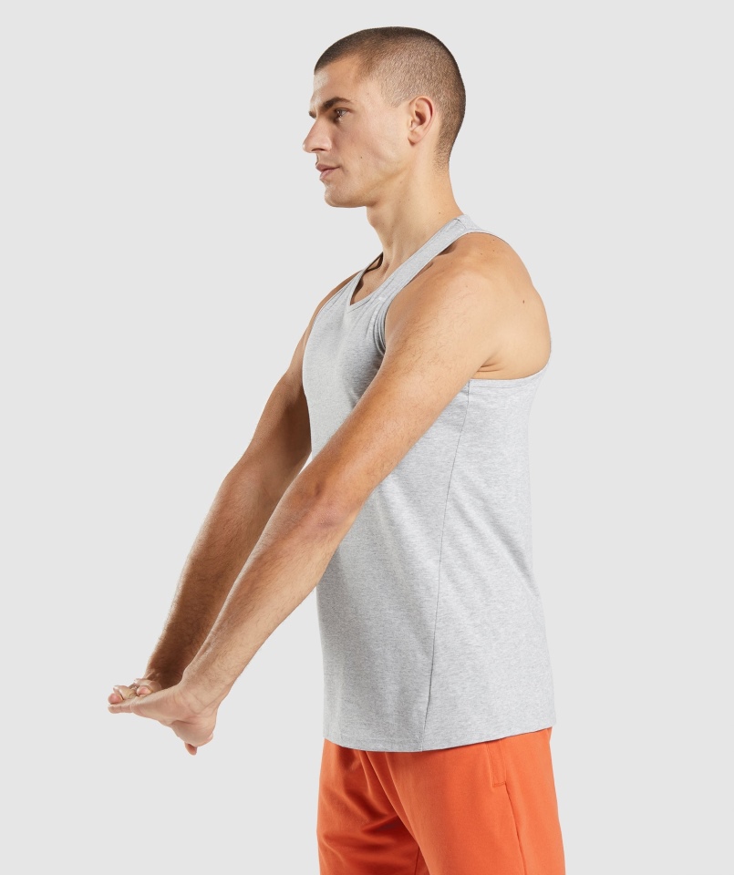 Zbiornik Gymshark Krytyczny 2.0 Jasnoszary Marl