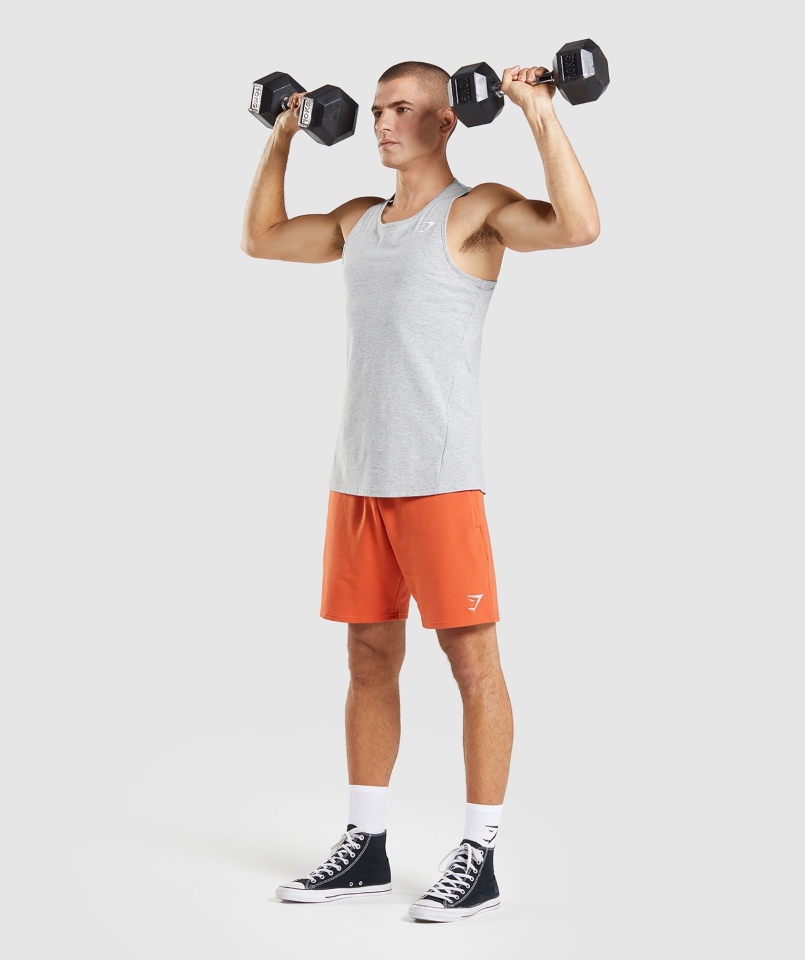 Zbiornik Gymshark Krytyczny 2.0 Jasnoszary Marl