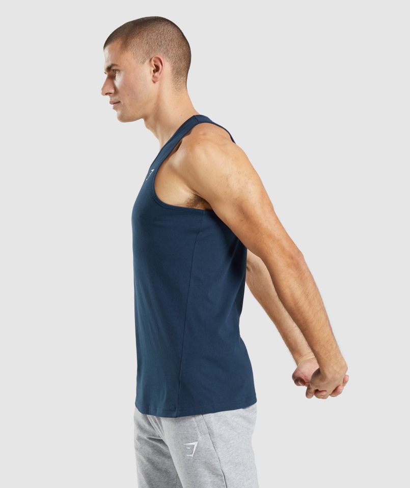 Gymshark Krytyczny 2.0 Czołg Granatowy