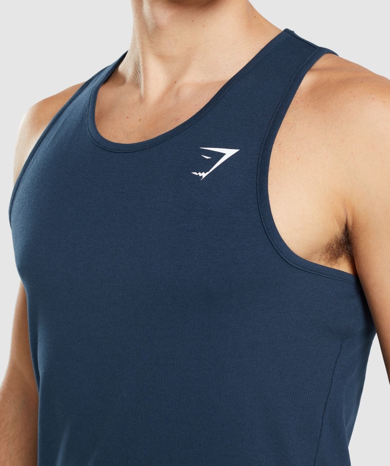 Gymshark Krytyczny 2.0 Czołg Granatowy