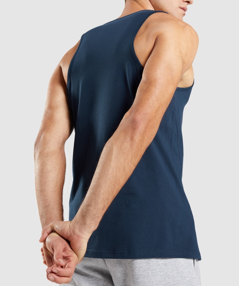 Gymshark Krytyczny 2.0 Czołg Granatowy