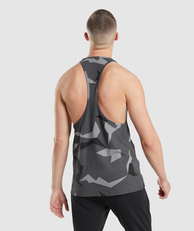 Gymshark Krytyczne Stringi Czarny Nadruk