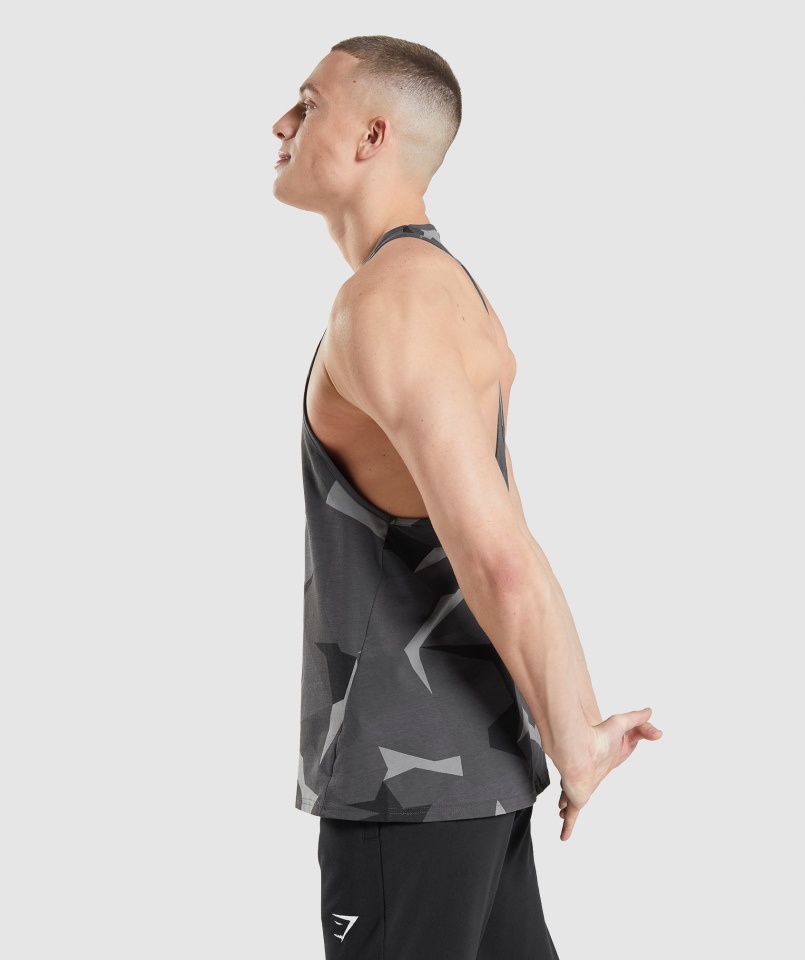 Gymshark Krytyczne Stringi Czarny Nadruk