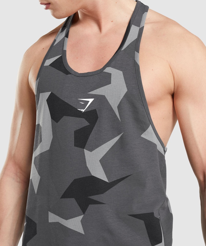 Gymshark Krytyczne Stringi Czarny Nadruk