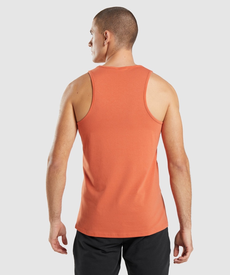 Gymshark Kryty Zbiornik Gliny Pomarańczowy