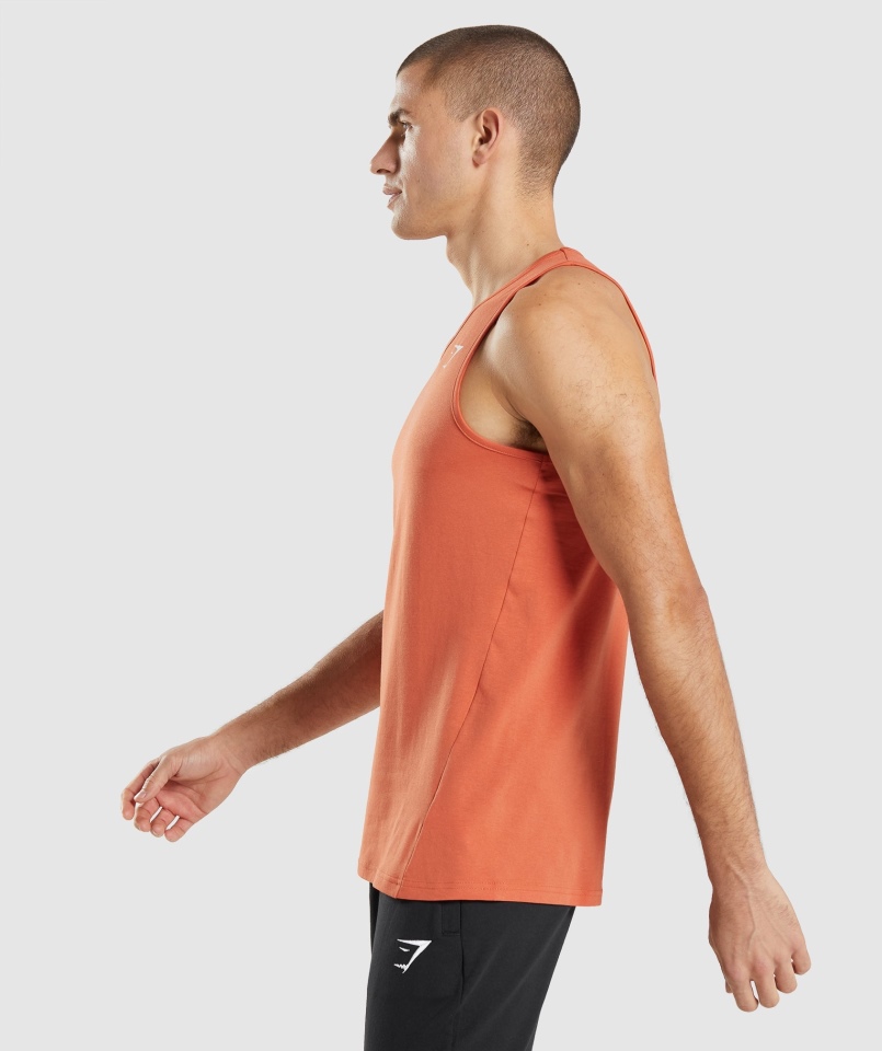 Gymshark Kryty Zbiornik Gliny Pomarańczowy