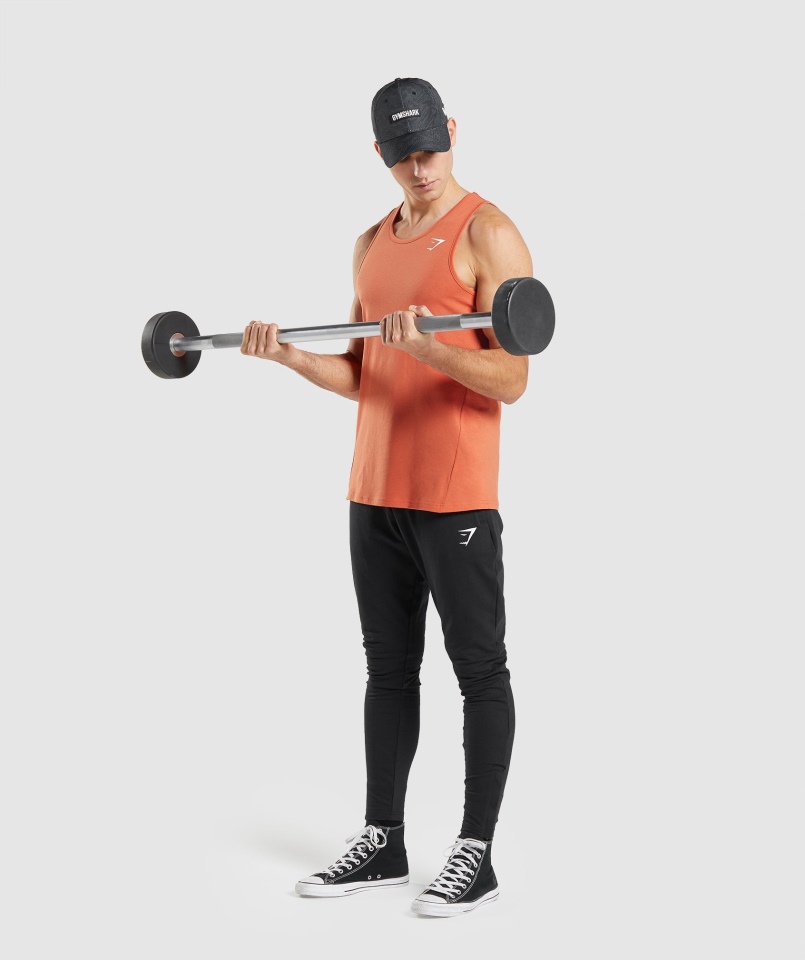 Gymshark Kryty Zbiornik Gliny Pomarańczowy