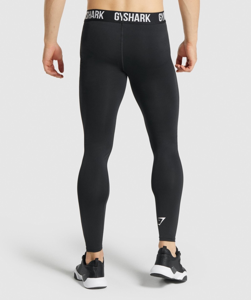 Legginsy Termoaktywne Z Elementem Gymshark Czarne