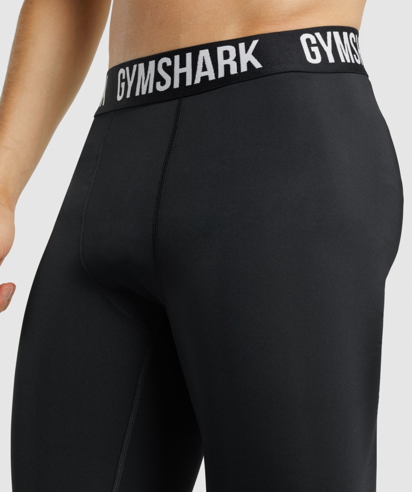 Legginsy Termoaktywne Z Elementem Gymshark Czarne
