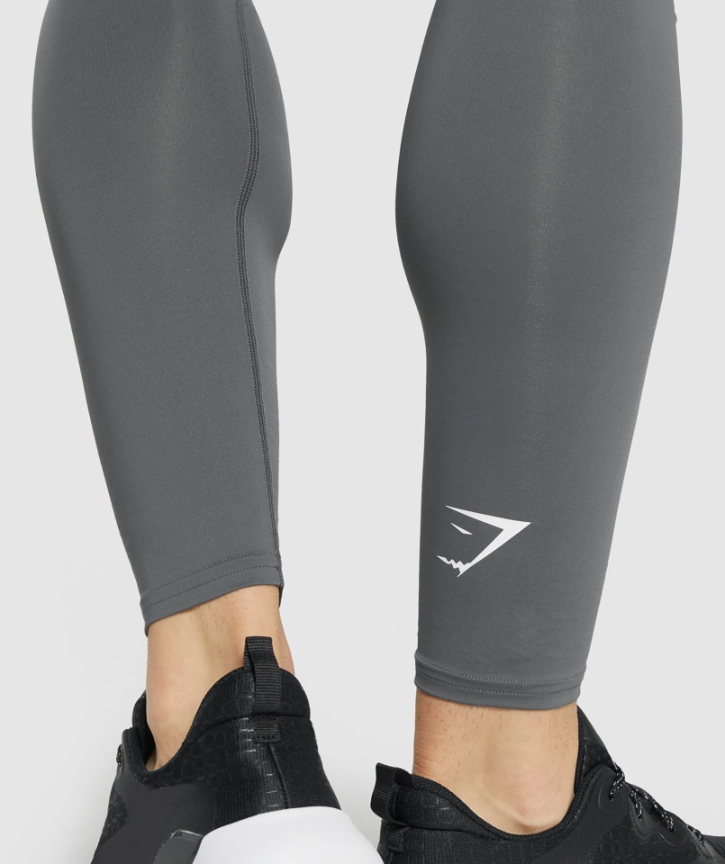 Gymshark Element Baselayer Legginsy Grafitowe