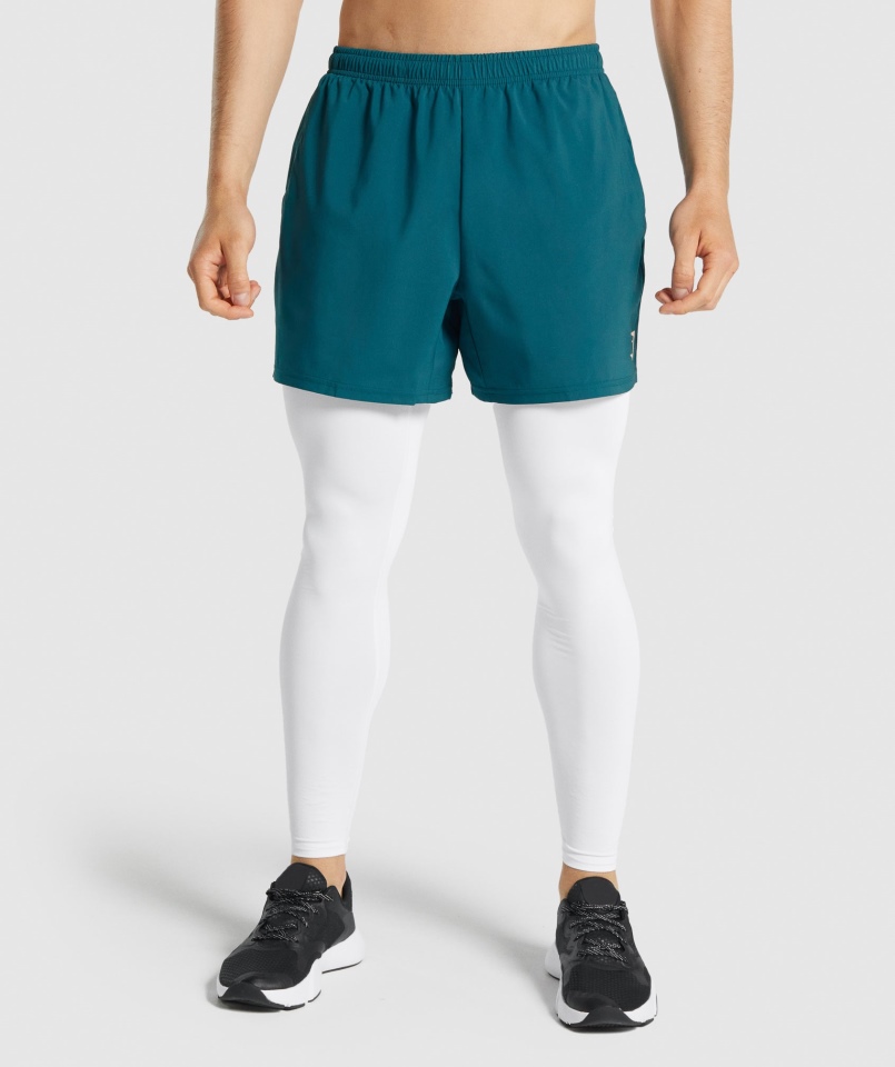 Legginsy Termoaktywne Z Elementem Gymshark Białe