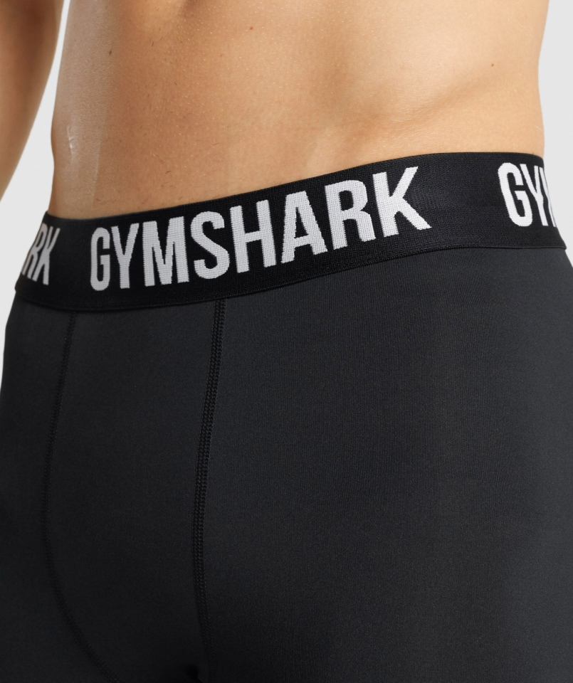 Spodenki Termoaktywne Z Elementem Gymshark Czarne
