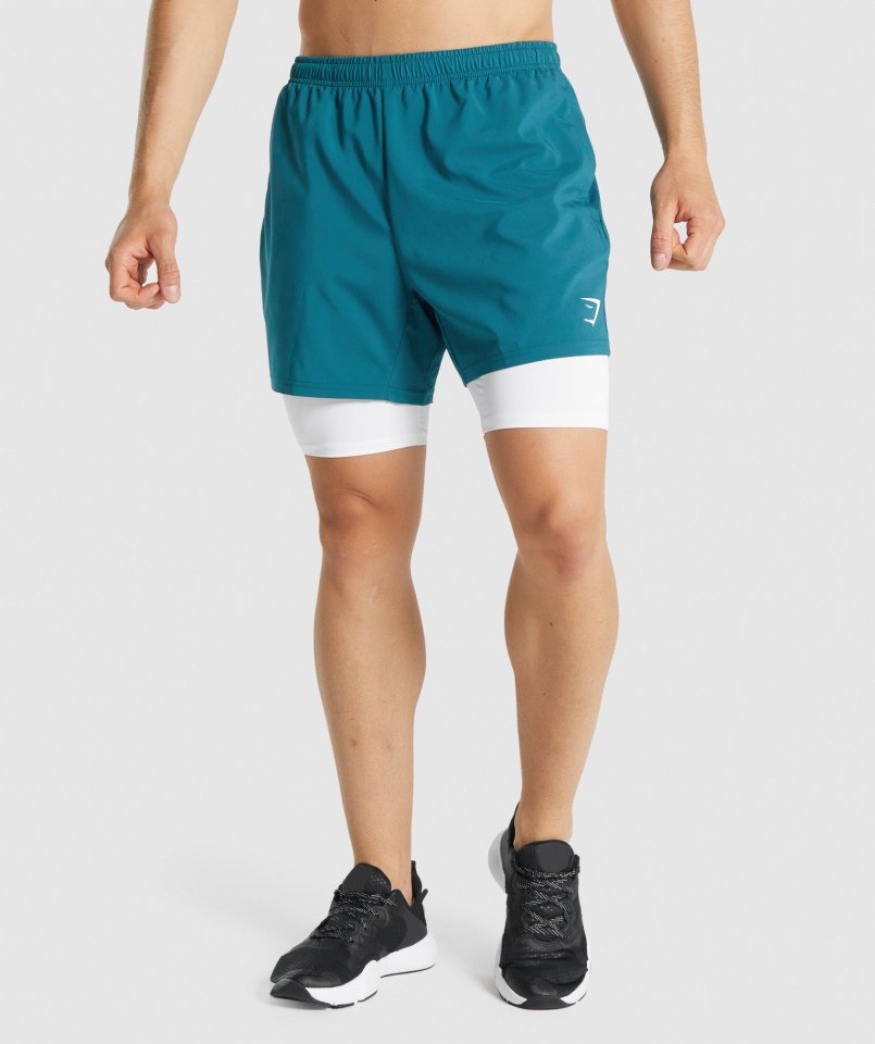 Spodenki Termoaktywne Z Elementem Gymshark Białe