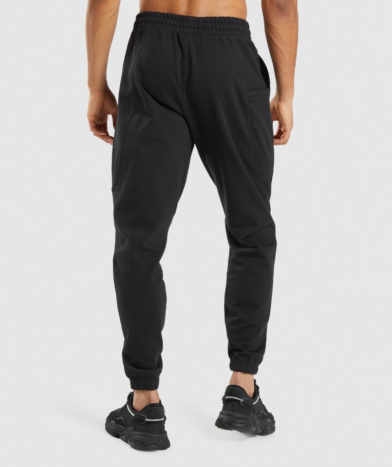 Gymshark Essential Oversize Czarny Jogger