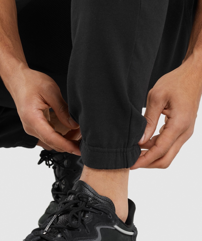 Gymshark Essential Oversize Czarny Jogger