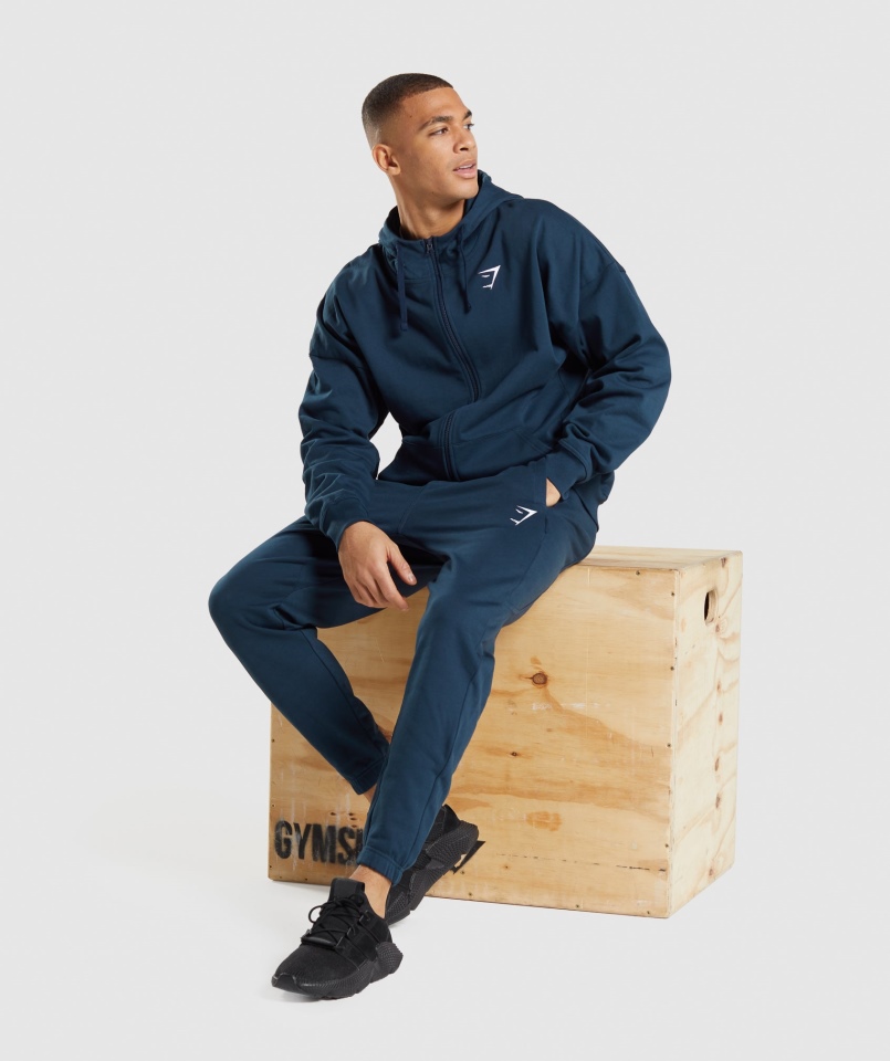 Gymshark Essential Oversize Granatowy Jogger