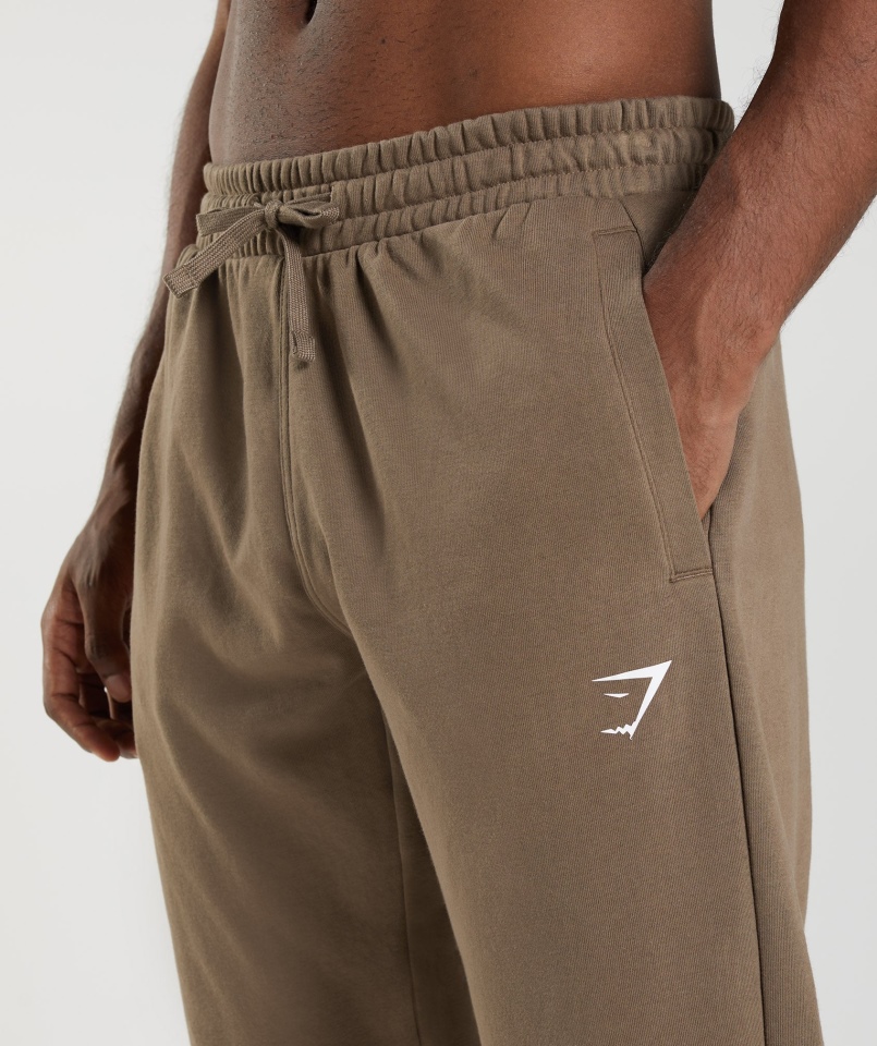 Gymshark Essential Oversize Spodnie Dresowe Soul Brown