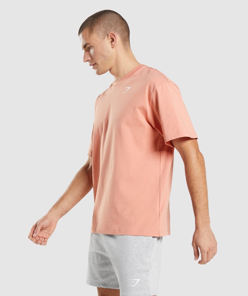 Gymshark Essential T-shirt Oversize Nevada Pink