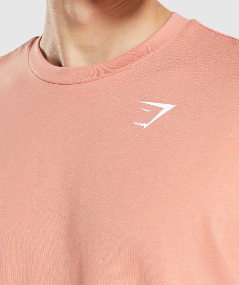 Gymshark Essential T-shirt Oversize Nevada Pink