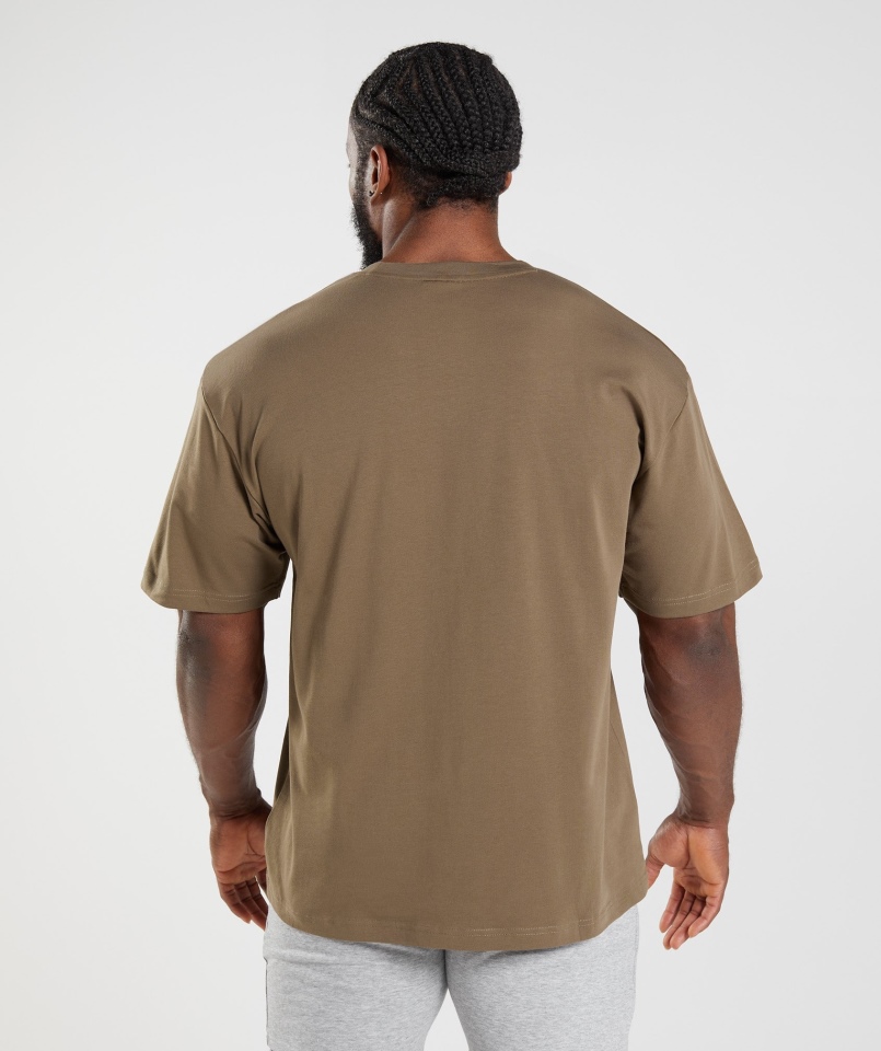 Gymshark Essential T-shirt Oversize Soul Brown
