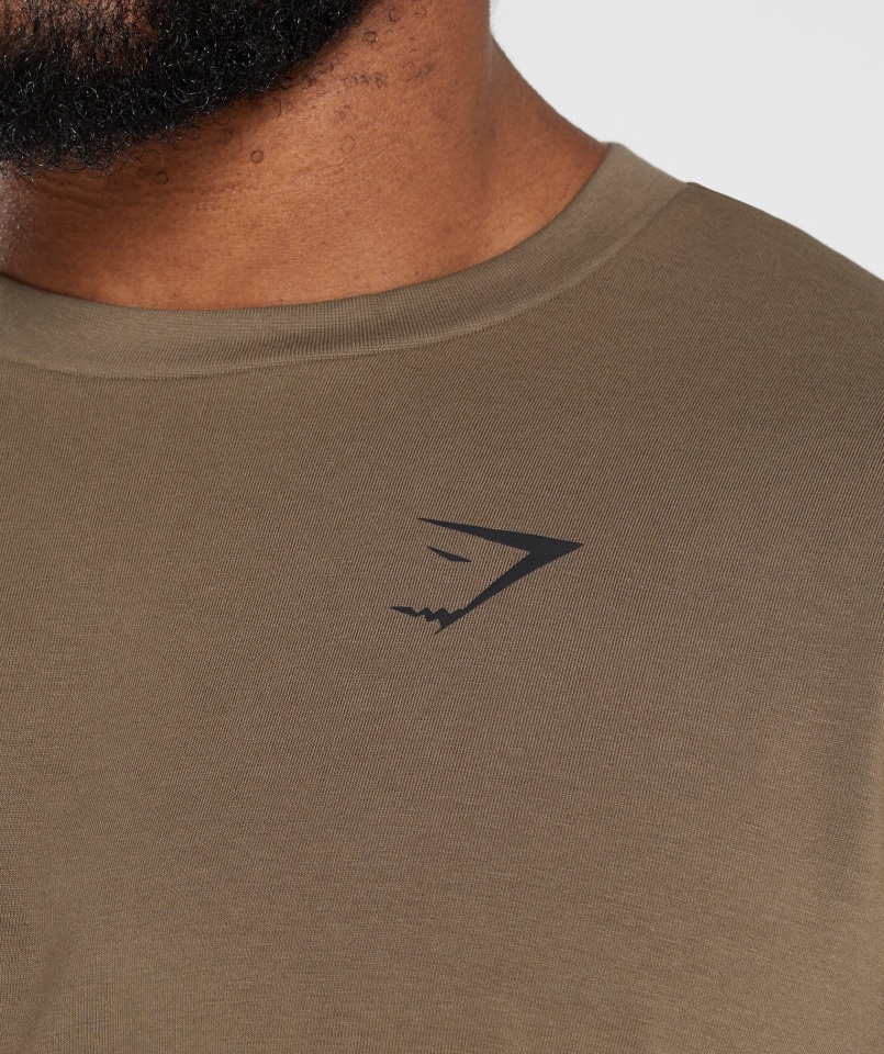 Gymshark Essential T-shirt Oversize Soul Brown