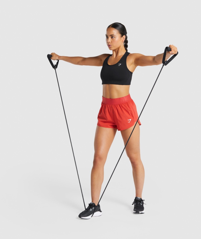 Biustonosz Sportowy Gymshark Essential Racer Back Czarny