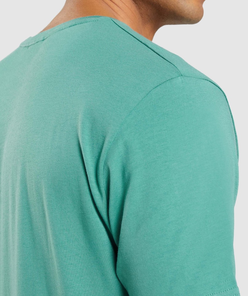 Gymshark Essential T-shirt Alpejska Zieleń