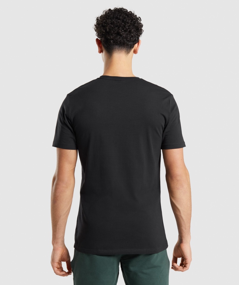 Gymshark Essential T-shirt Czarny
