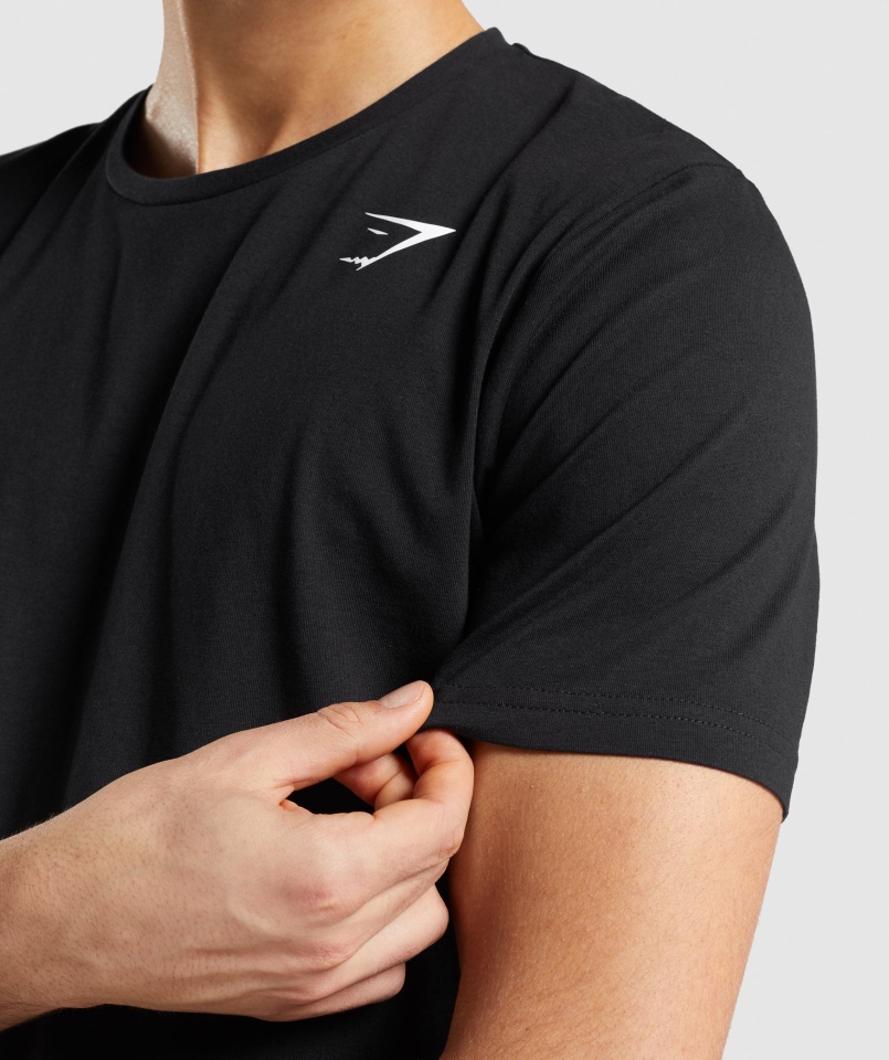 Gymshark Essential T-shirt Czarny