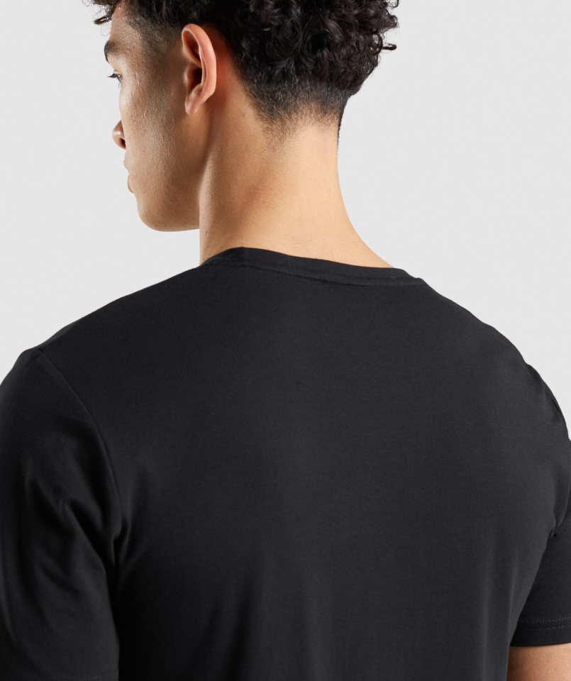 Gymshark Essential T-shirt Czarny