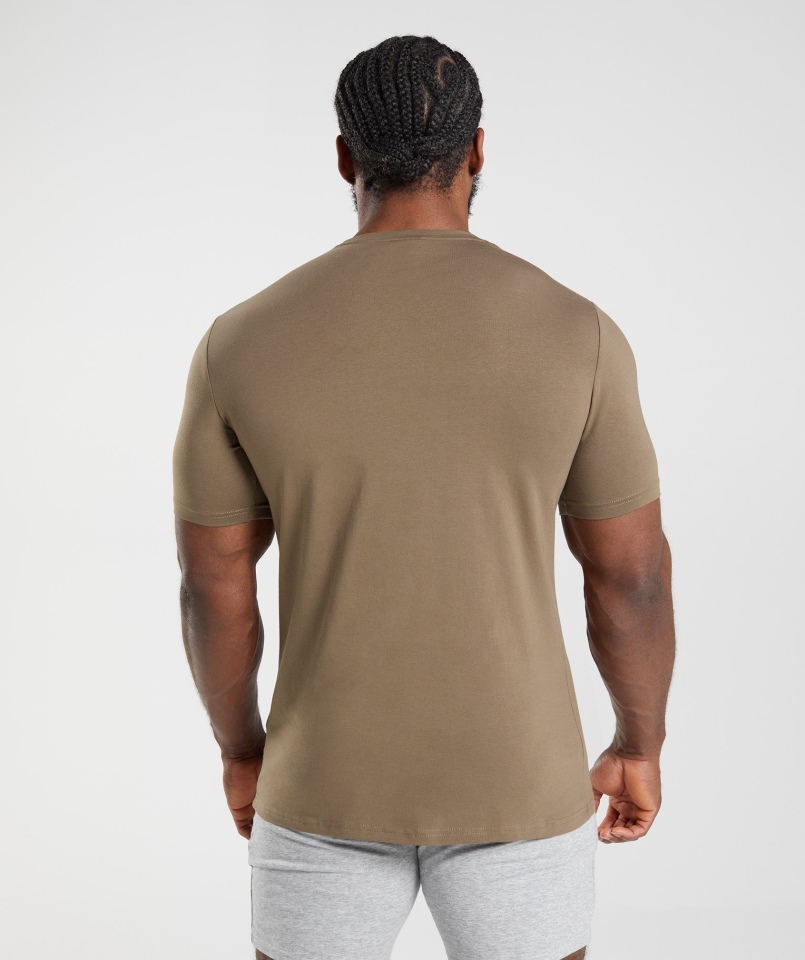 Gymshark Essential T-shirt Soul Brown