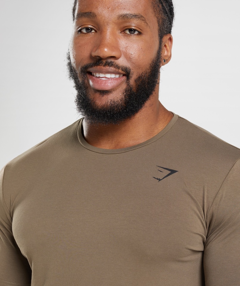 Gymshark Essential T-shirt Soul Brown