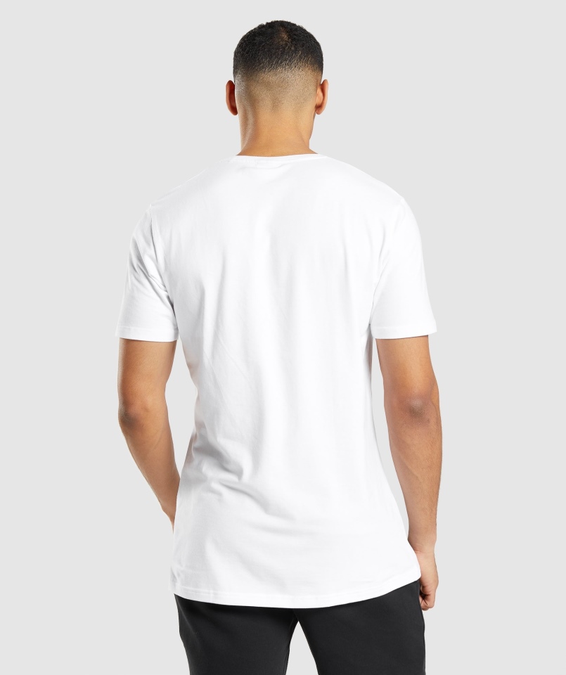 Gymshark Essential T-shirt Biały