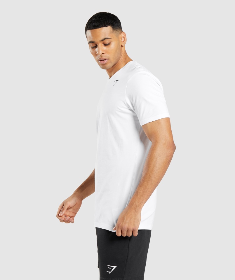 Gymshark Essential T-shirt Biały