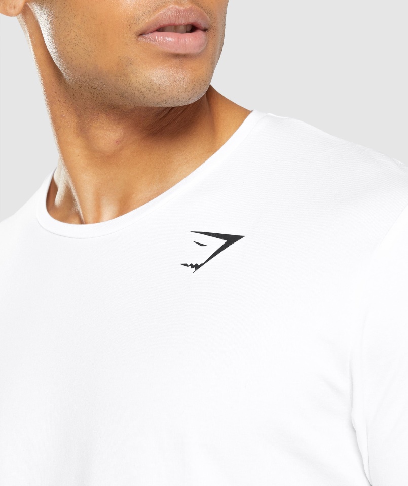 Gymshark Essential T-shirt Biały
