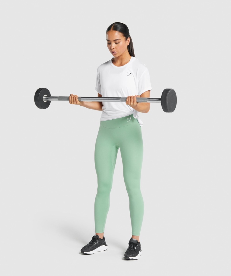 Gymshark Essential T-shirt Damski Biały
