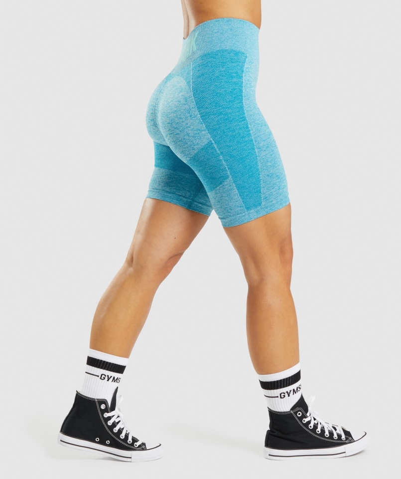 Spodenki Rowerowe Gymshark Flex Atlas Blue Marl