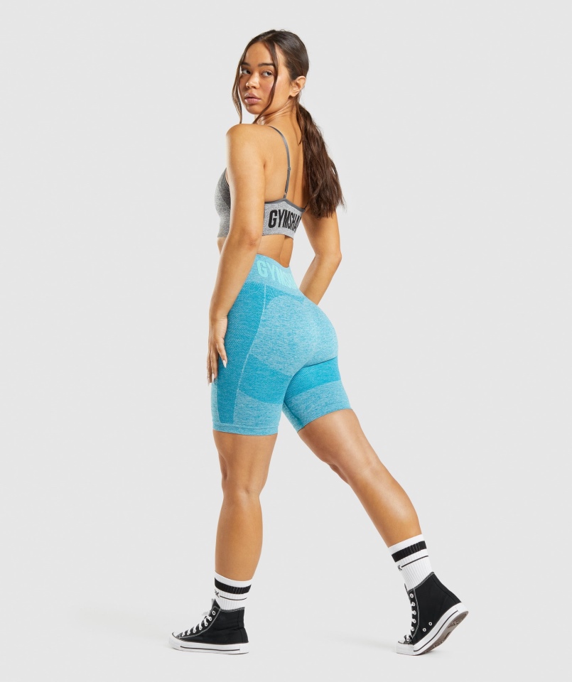 Spodenki Rowerowe Gymshark Flex Atlas Blue Marl