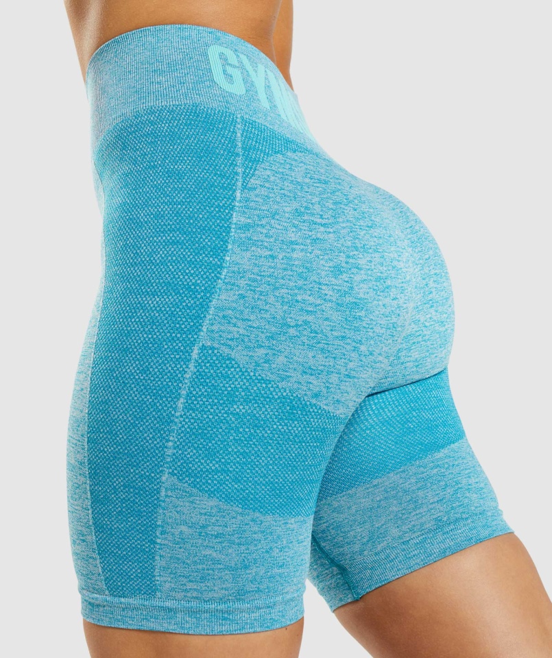 Spodenki Rowerowe Gymshark Flex Atlas Blue Marl