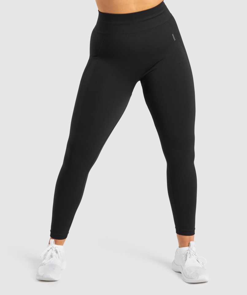 Legginsy Z Wysokim Stanem Gymshark Flex Czarno-węglowe