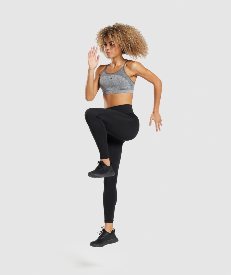 Legginsy Z Wysokim Stanem Gymshark Flex Czarne