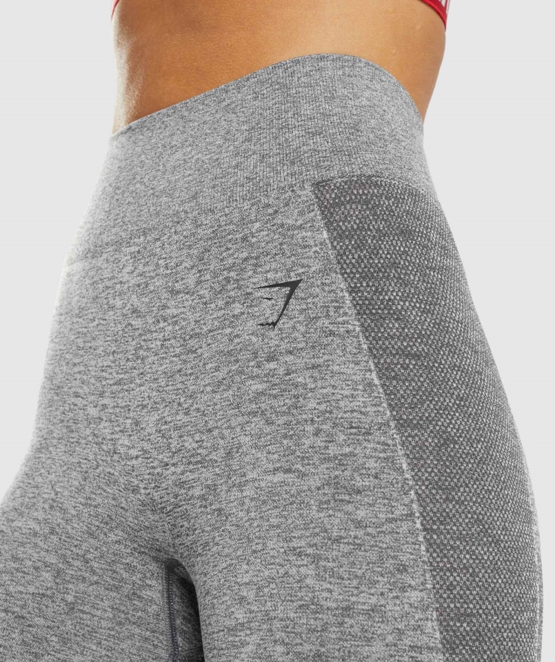 Gymshark Flex Legginsy Z Wysokim Stanem Antracytowe Marl