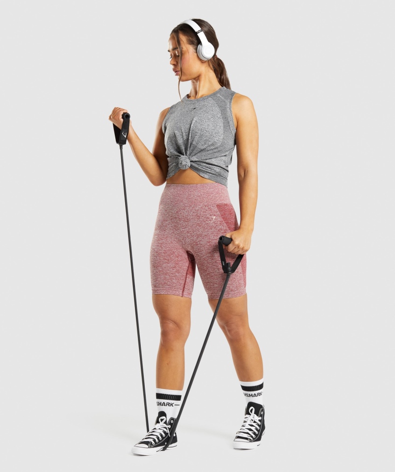 Gymshark Flex Luźny Podkoszulek Antracytowy Marl