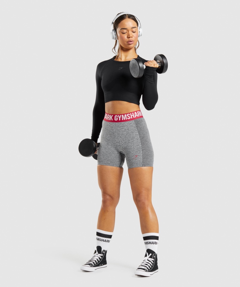 Szorty Gymshark Flex Antracytowe Marl