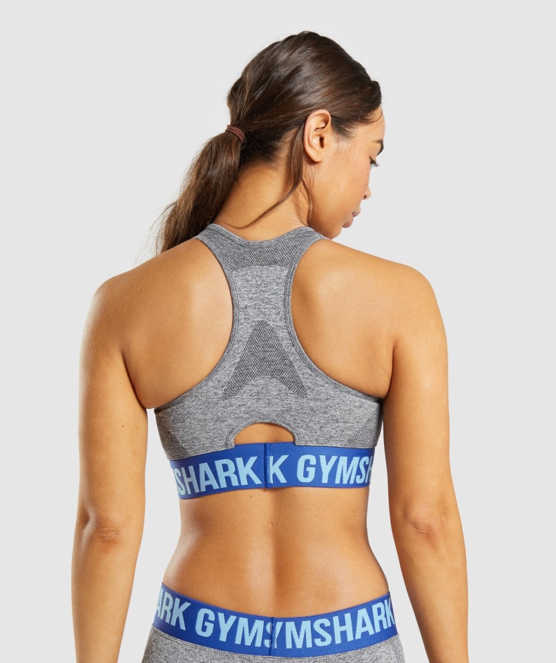 Biustonosz Sportowy Gymshark Flex Antracyt Marl