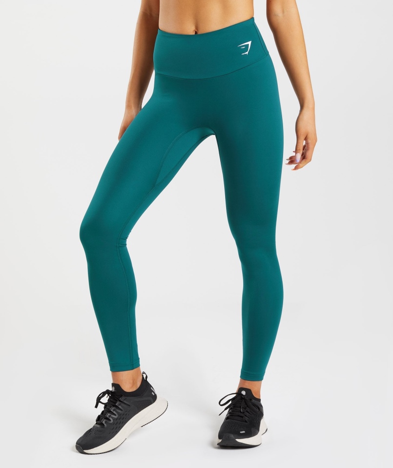 Legginsy Gymshark Frakcja Zimowa Turkusowa