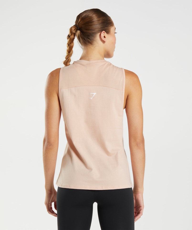Gymshark Frakcja Zbiornik Gliny Różowy
