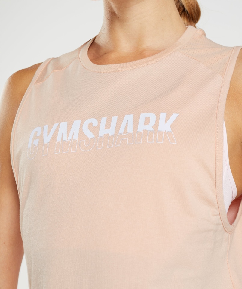 Gymshark Frakcja Zbiornik Gliny Różowy