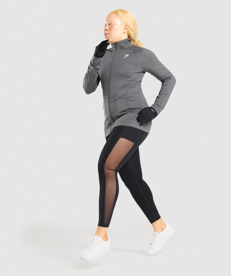 Czarne Rękawiczki Gymshark